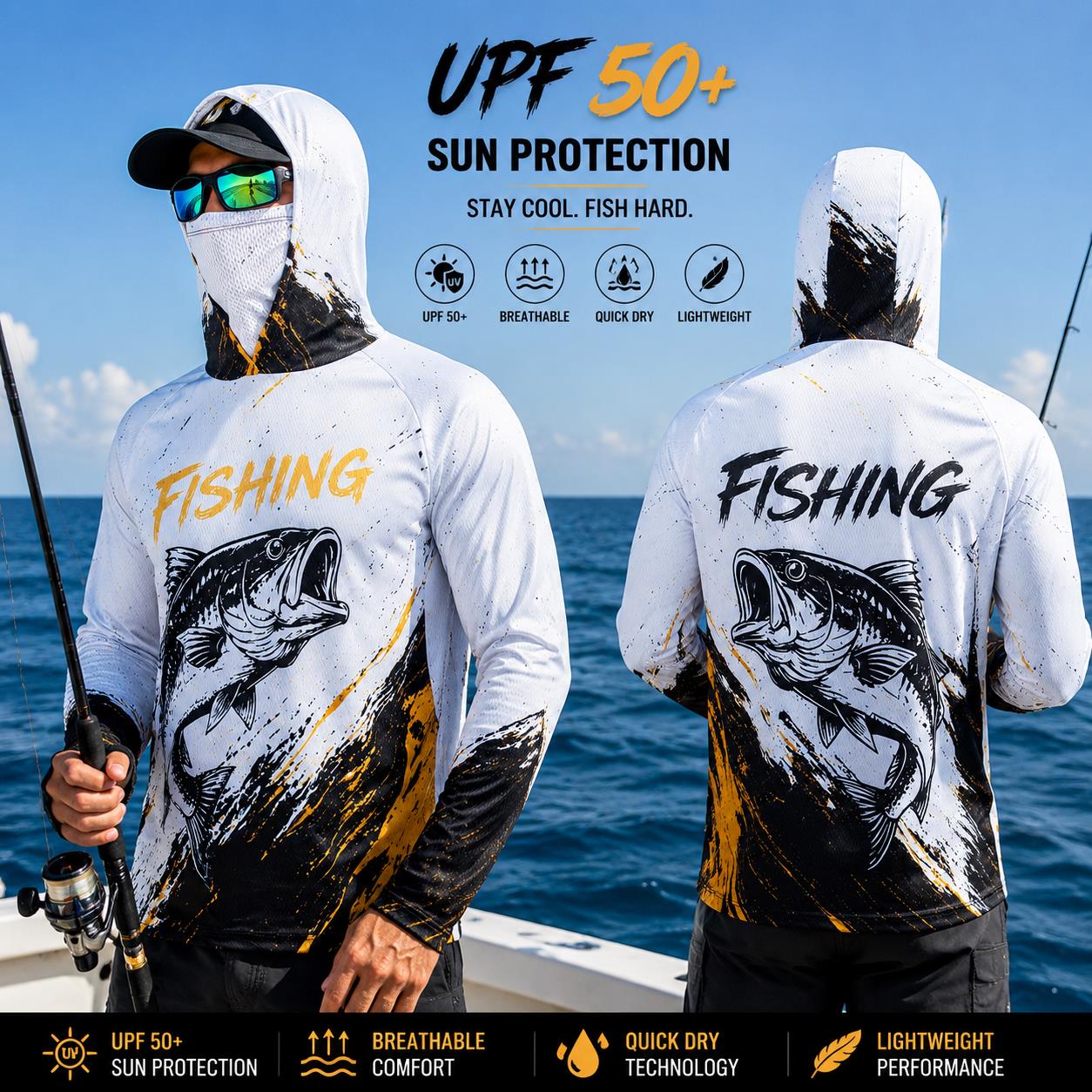 Outdoor Sun Protective Long Sl - Fishing recension och pris