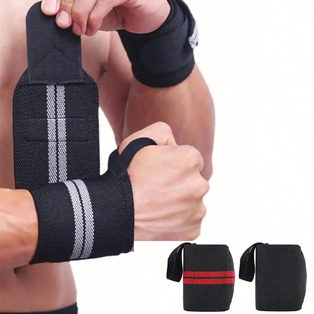 2 pcs Elastic Wrist Wraps, Wri - Wrist Wraps Weightlifting Support recension och pris