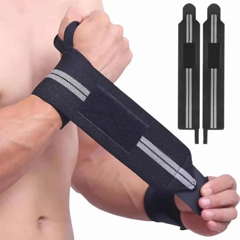 2 pcs Elastic Wrist Wraps, Wri - Wrist Wraps Weightlifting Support recension och pris