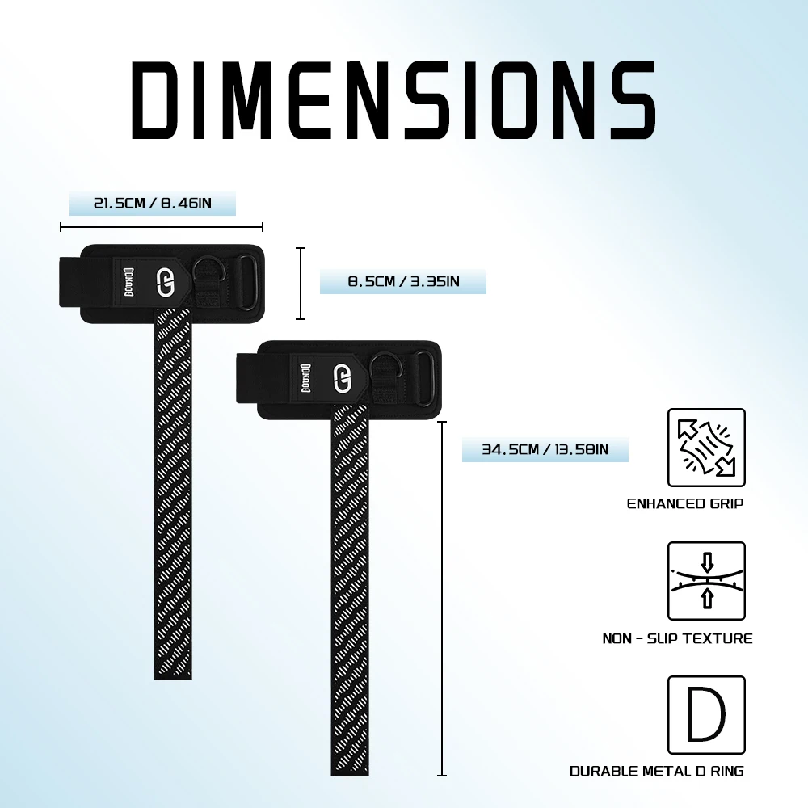 2Pcs Weightlifting Wrist Strap - Wrist Wraps Weightlifting Support recension och pris