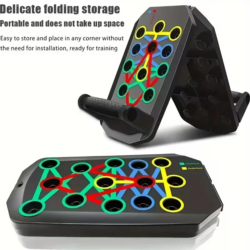 Portable Multifunctional Push- - Push Up Board Foldable Multi Function recension och pris