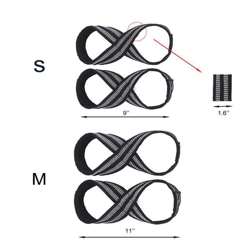 1 Pair Figure 8 Weight Lifting - Wrist Wraps Weightlifting Support recension och pris