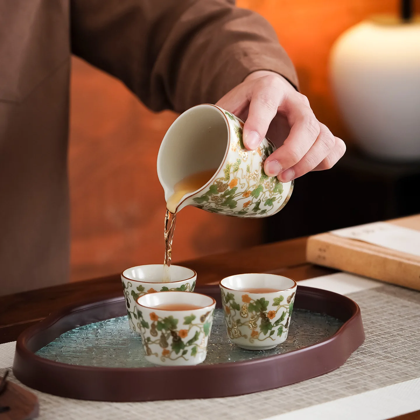 Colorful Tea Tools Set One Pot - Camping recension och pris